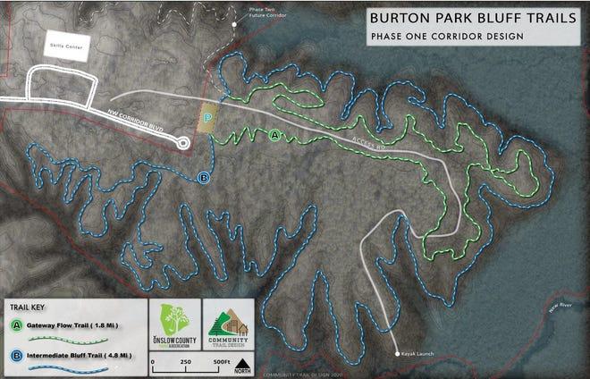 Big Branch Bike Park Trail Map